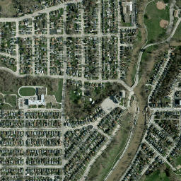 Racine County map(satellite map)