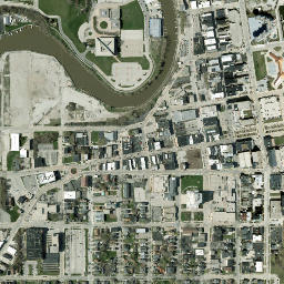 Racine map(satellite map)