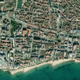 Sveti Vlas map(satellite map)