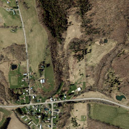 Columbus New York High Resolution Satellite Map