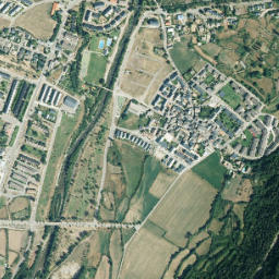 Villanúa map(satellite map)