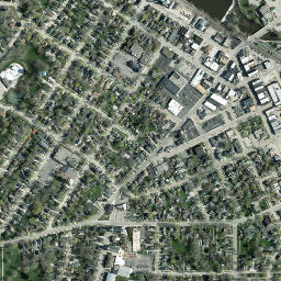 Burlington map(satellite map)