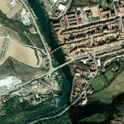Puente la Reina map(satellite map)