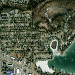 Oakland County map(satellite map)