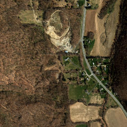 Center Berlin New York High Resolution Satellite Map