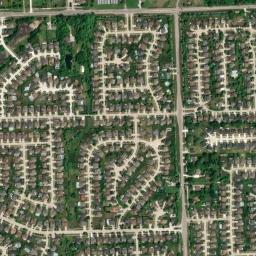 Satellite view of Burning Tree Country Club