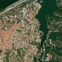Vinça map(satellite map)