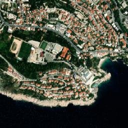 Grad Dubrovnik map(satellite map)