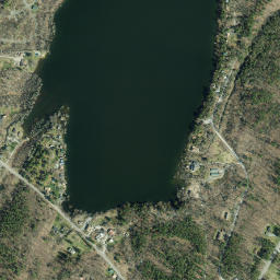 Thompsons Lake New York High Resolution Satellite Map