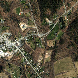 Sand Lake New York High Resolution Satellite Map