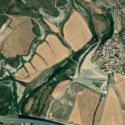Sigüés map(satellite map)