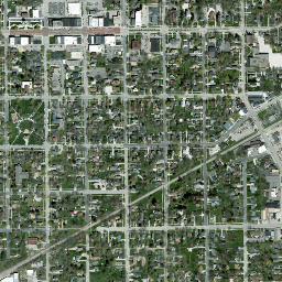 Delavan map(satellite map)