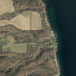 Interlaken Beach New York High Resolution Satellite Map
