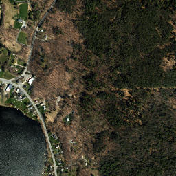 Glass Lake New York High Resolution Satellite Map