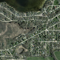 Bohners Lake map(satellite map)