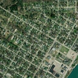 Algonac map(satellite map)