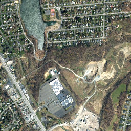 Hampton Park New York High Resolution Satellite Map