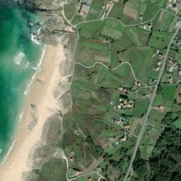 Satellite view of Praia de Espiñeirido