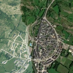Benasque map(satellite map)