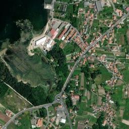 Vilaxoán map(satellite map)