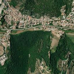 Arrone map(satellite map)