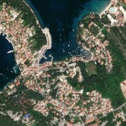 Cavtat map(satellite map)