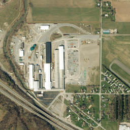 Cumminsville New York High Resolution Satellite Map