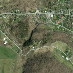 Clarksville New York High Resolution Satellite Map