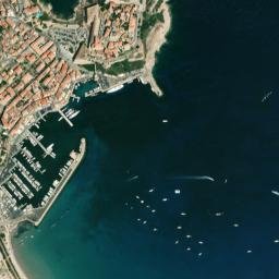 Calvi map(satellite map)