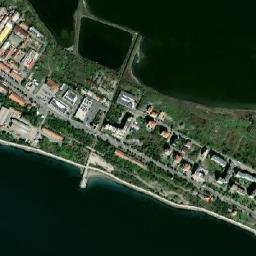 Pomorie map(satellite map)