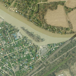 Sunset Bay New York High Resolution Satellite Map