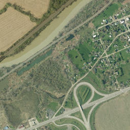 Irving New York High Resolution Satellite Map