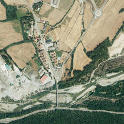 Puente la Reina de Jaca map(satellite map)