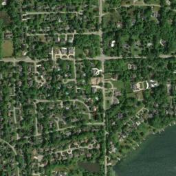 Satellite view of Oakland Hills Country Club