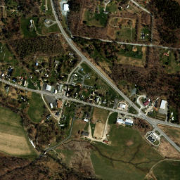 Stephentown New York High Resolution Satellite Map