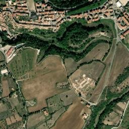 Ischia di Castro map(satellite map)