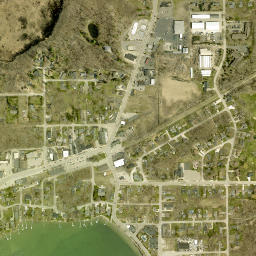 Twin Lakes map(satellite map)