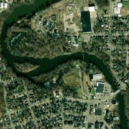 Allegan map(satellite map)