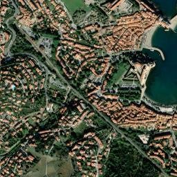 Collioure map(satellite map)