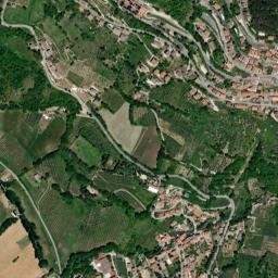 Poggio Bustone map(satellite map)