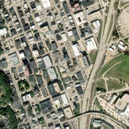 Dubuque map(satellite map)