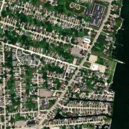 Saint Clair Shores map(satellite map)