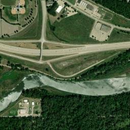 Highway 12 & Interstate 29, Sioux City, IA High Resolution Satellite Map