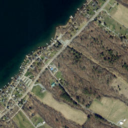 Keuka New York High Resolution Satellite Map
