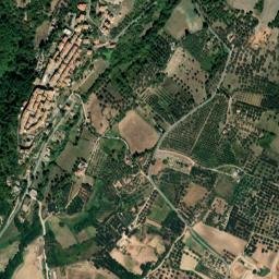 Tessennano map(satellite map)