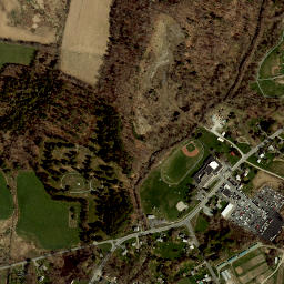 Lebanon Springs New York High Resolution Satellite Map