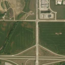 Iowa 58 & U.S. 20, Cedar Falls, IA 50613 High Resolution Satellite Map