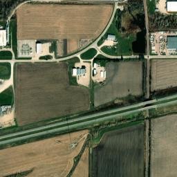 U.S. 20, Manchester, IA 52057, America High Resolution Satellite Map