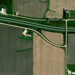 Delaware County map(satellite map)
