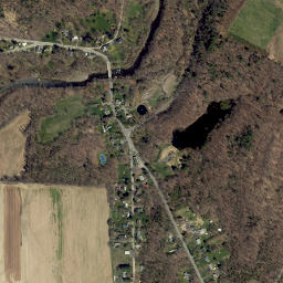 Malden Bridge New York High Resolution Satellite Map